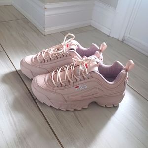 Pink Fila Disruptor women's size 9